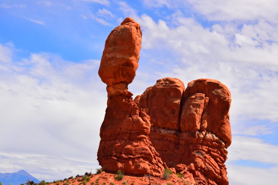Balanced Rock formation in Arches National Park